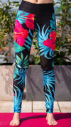 Jungle Flowers Női Sport Leggings