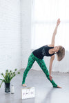 Jungle Leaves Női Sport Leggings