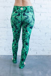 Jungle Leaves Női Sport Leggings