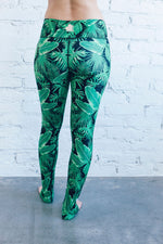Jungle Leaves Női Sport Leggings