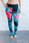 Jungle Flowers Női Sport Leggings
