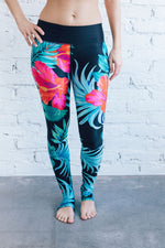 Jungle Flowers Női Sport Leggings