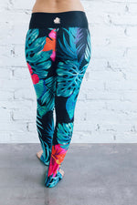 Jungle Flowers Női Sport Leggings