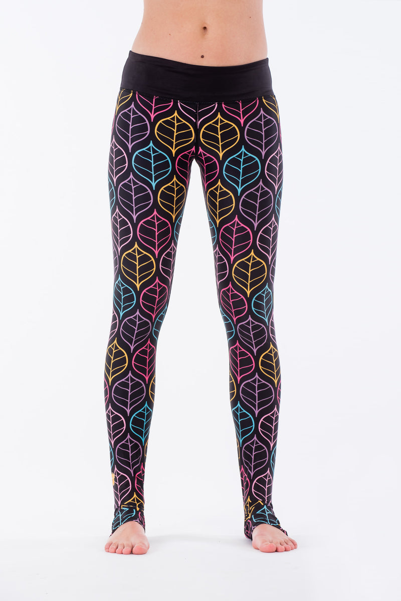 Happy Leaves Női Sport Leggings