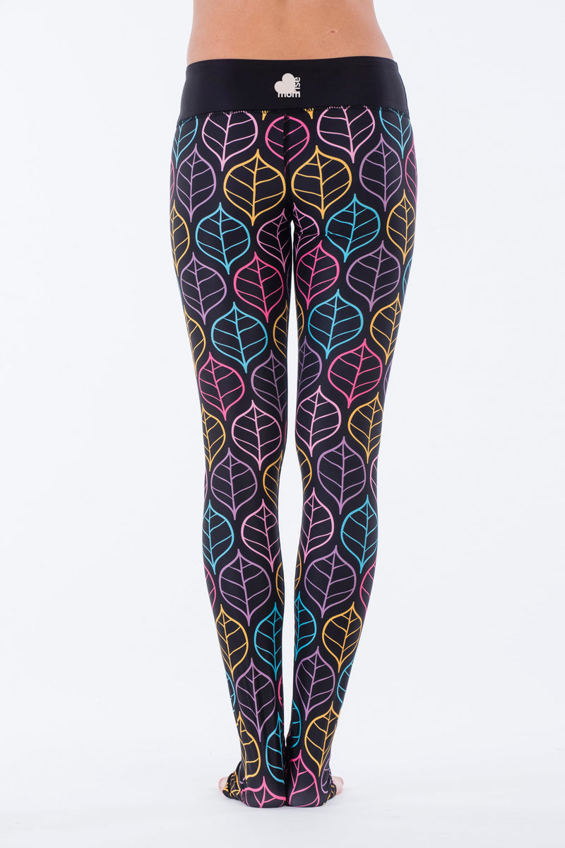 Happy Leaves Női Sport Leggings