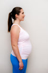 MomFlow Powder Pink Kismama Sport Top